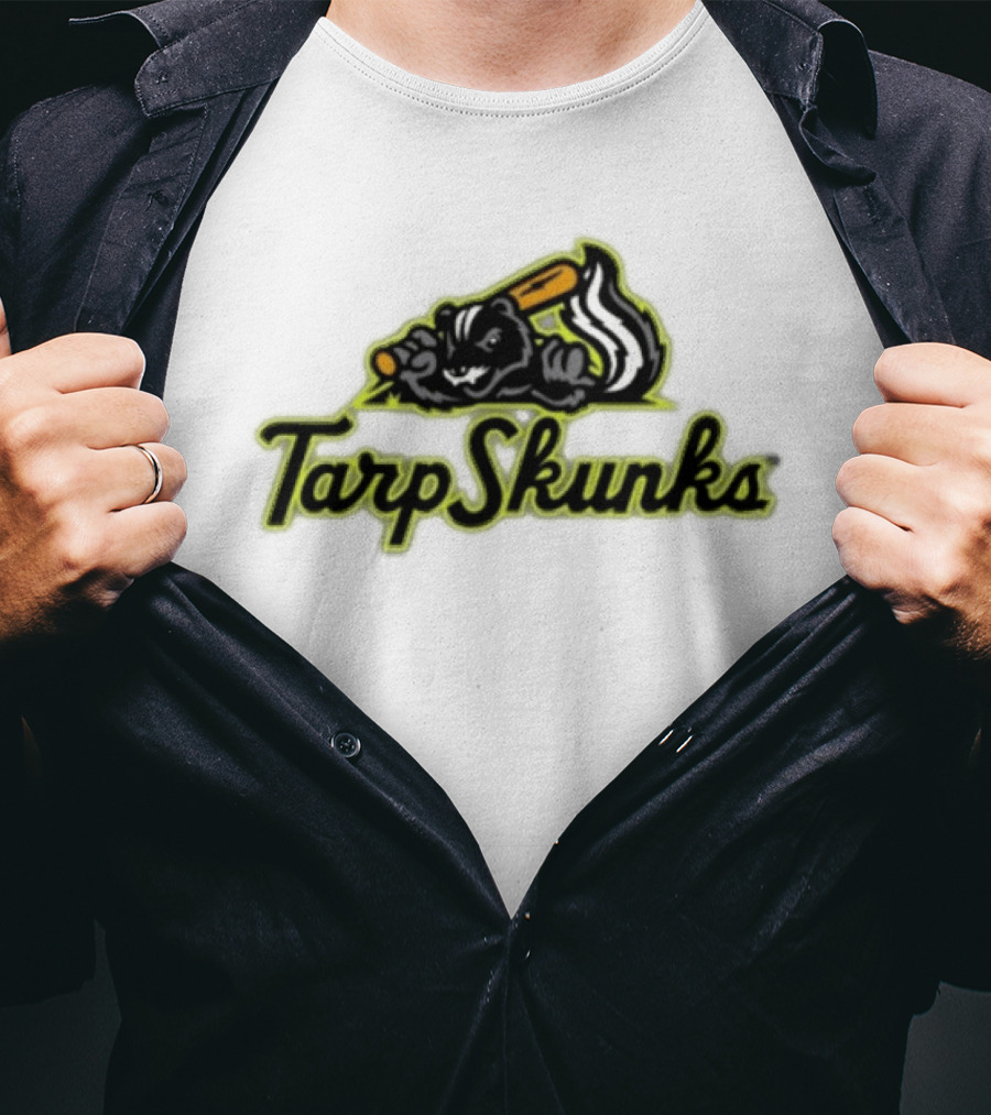 Tarp Skunks Minor League Baseball Team T-Shirt