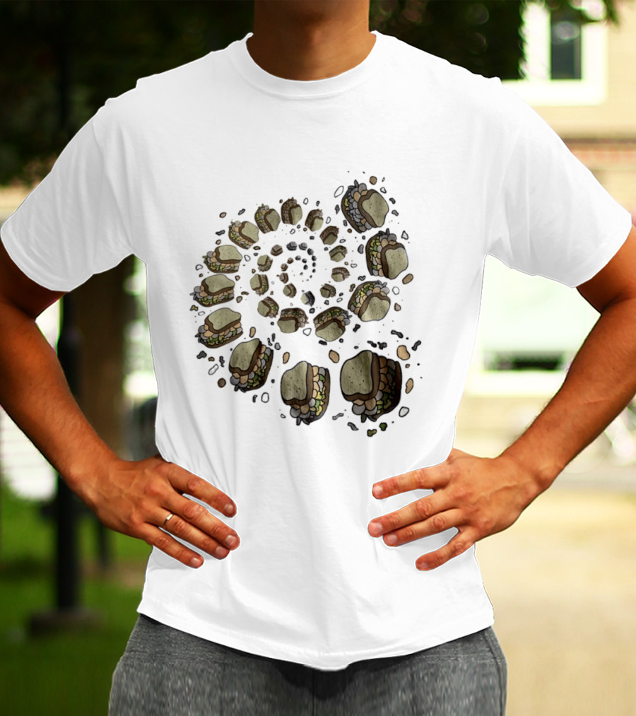 Turkey And The Wolf Fried Bologna Sandwiches Spiral T-Shirt