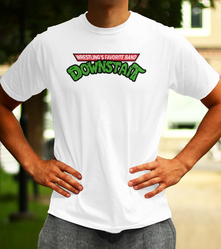 Wrestling's Favorite Band Downstait Wrestling Music T-Shirt