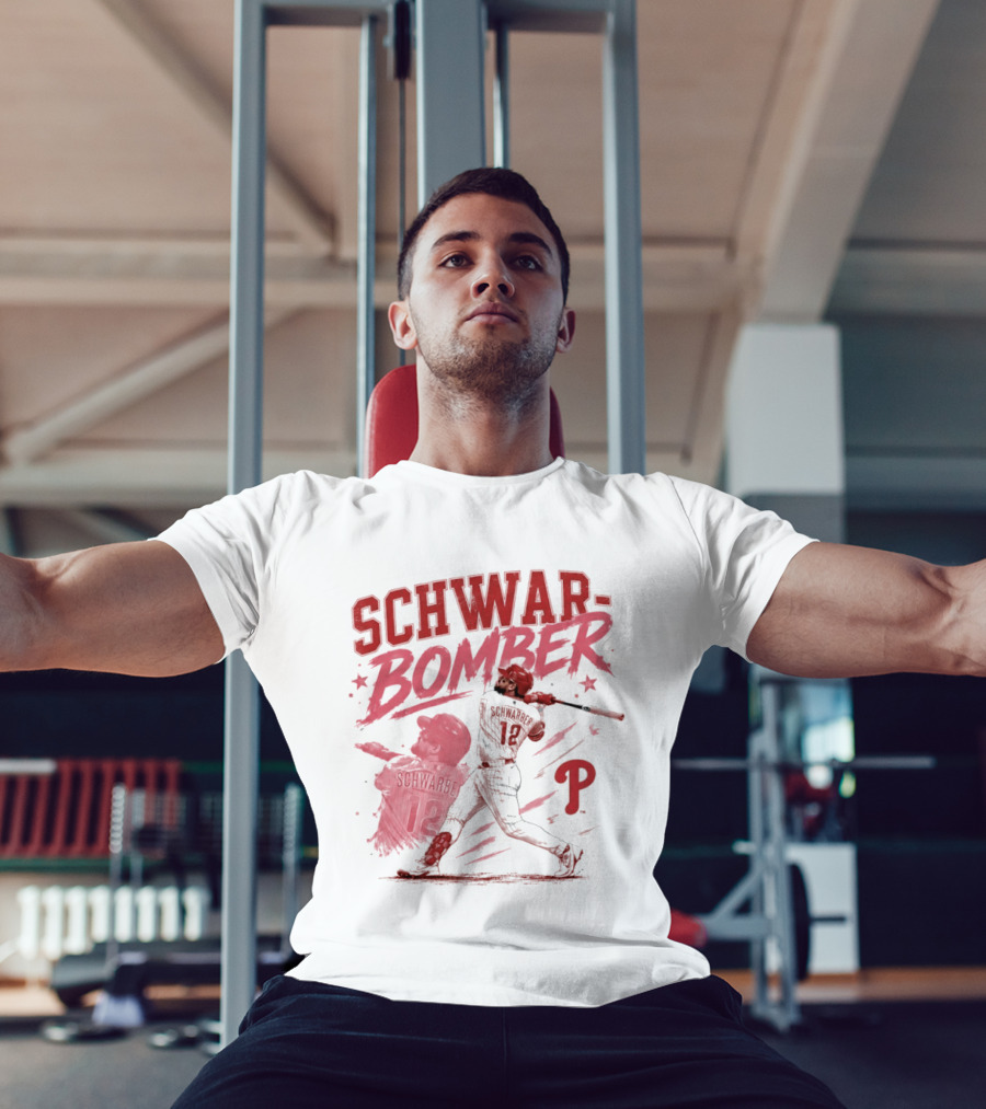 Schwar Bomber Kyle Schwarber Philadelphia Phillies Baseball T-Shirt