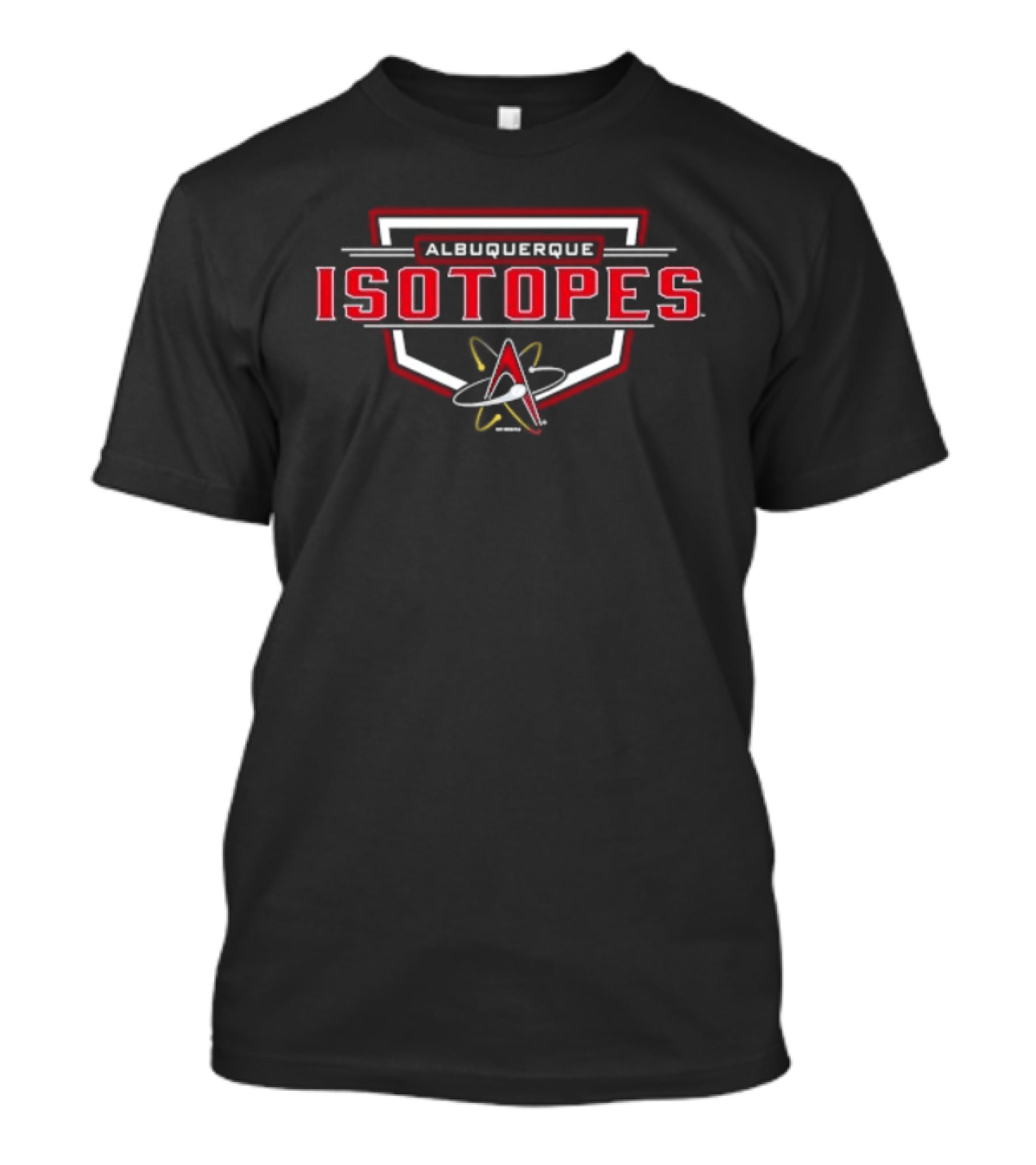 Albuquerque Isotopes Minor League Baseball Team Logo Atomic T-Shirt