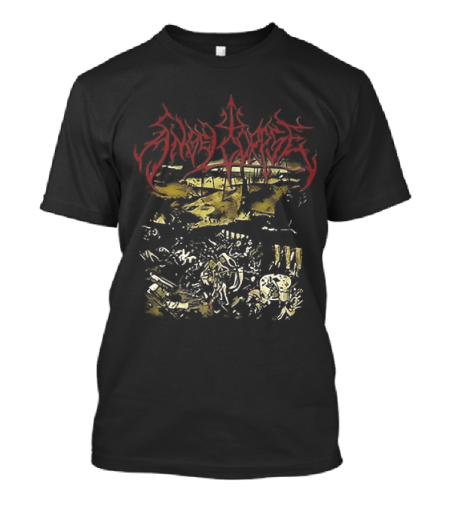 Angelcorpse Vomit War Crush The Sacred Heart Unholy Raven Dying Dove Of Peace Two Sided T-Shirt