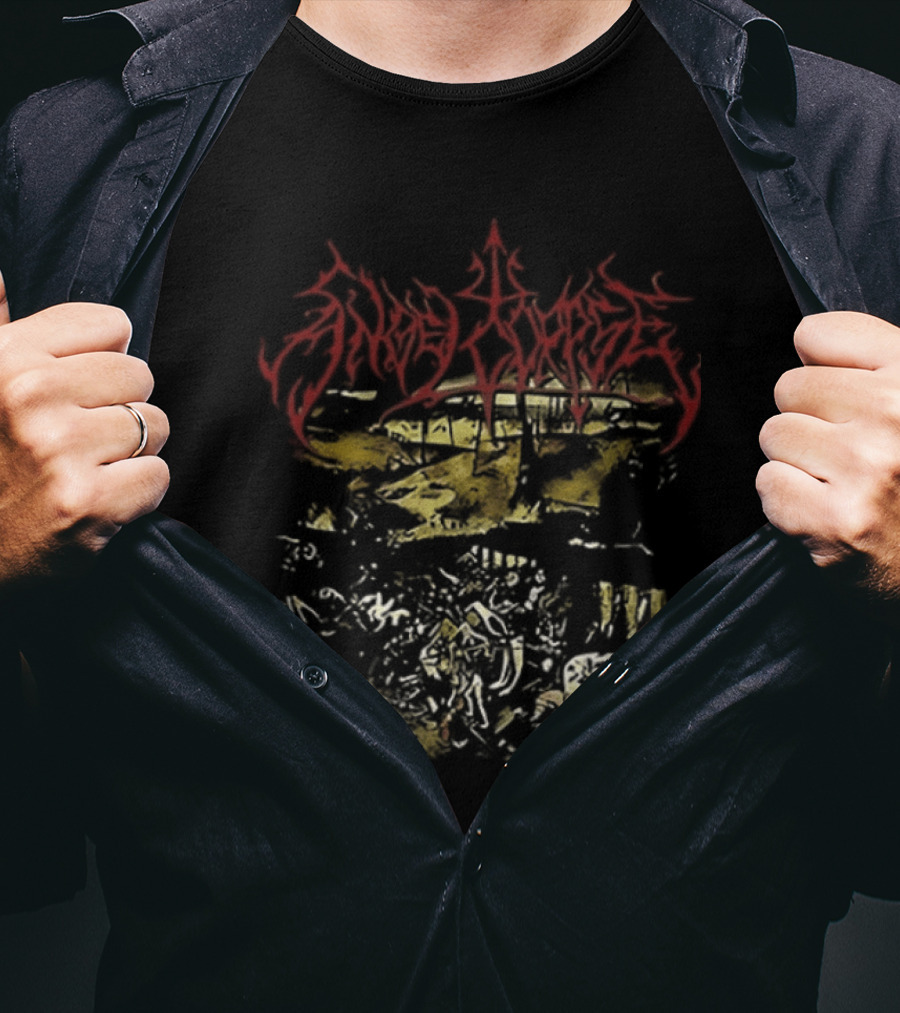 Angelcorpse Vomit War Crush The Sacred Heart Unholy Raven Dying Dove Of Peace Two Sided T-Shirt