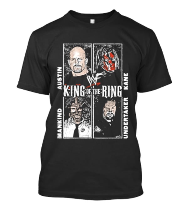WWF King Of The Ring Austin Kane Mankind Undertaker T-Shirt