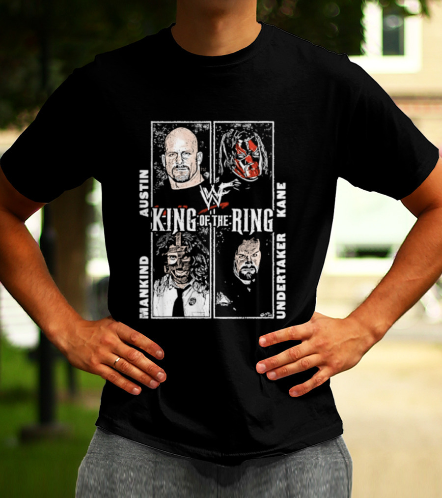 WWF King Of The Ring Austin Kane Mankind Undertaker T-Shirt
