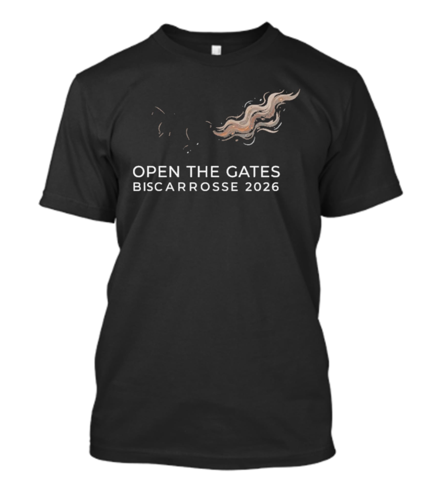 Open The Gates Biscarrosse Horse Rescue 2026 Wildfire Survivor T-Shirt