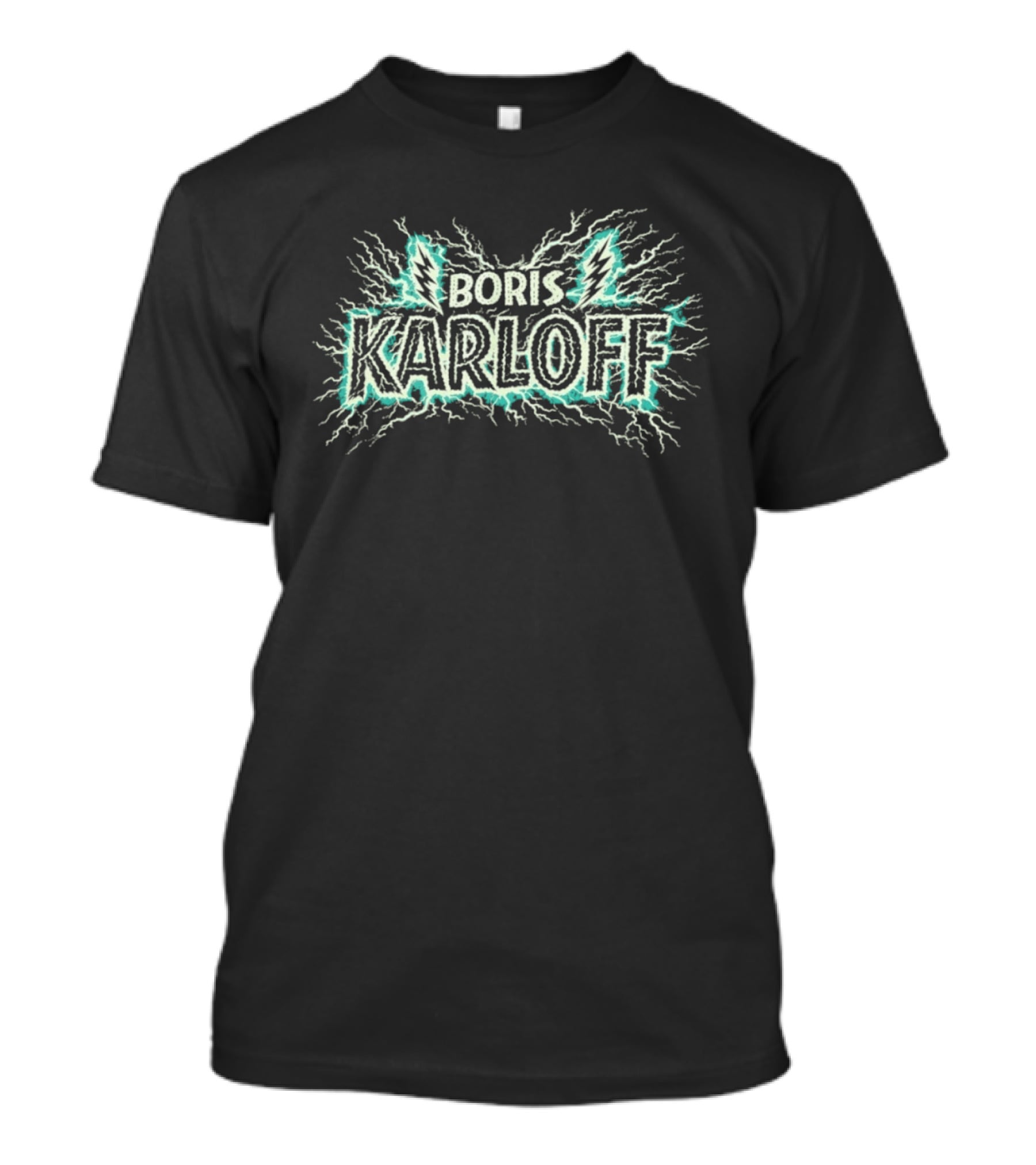 Boris Karloff Lightning Bolt Electric T-Shirt