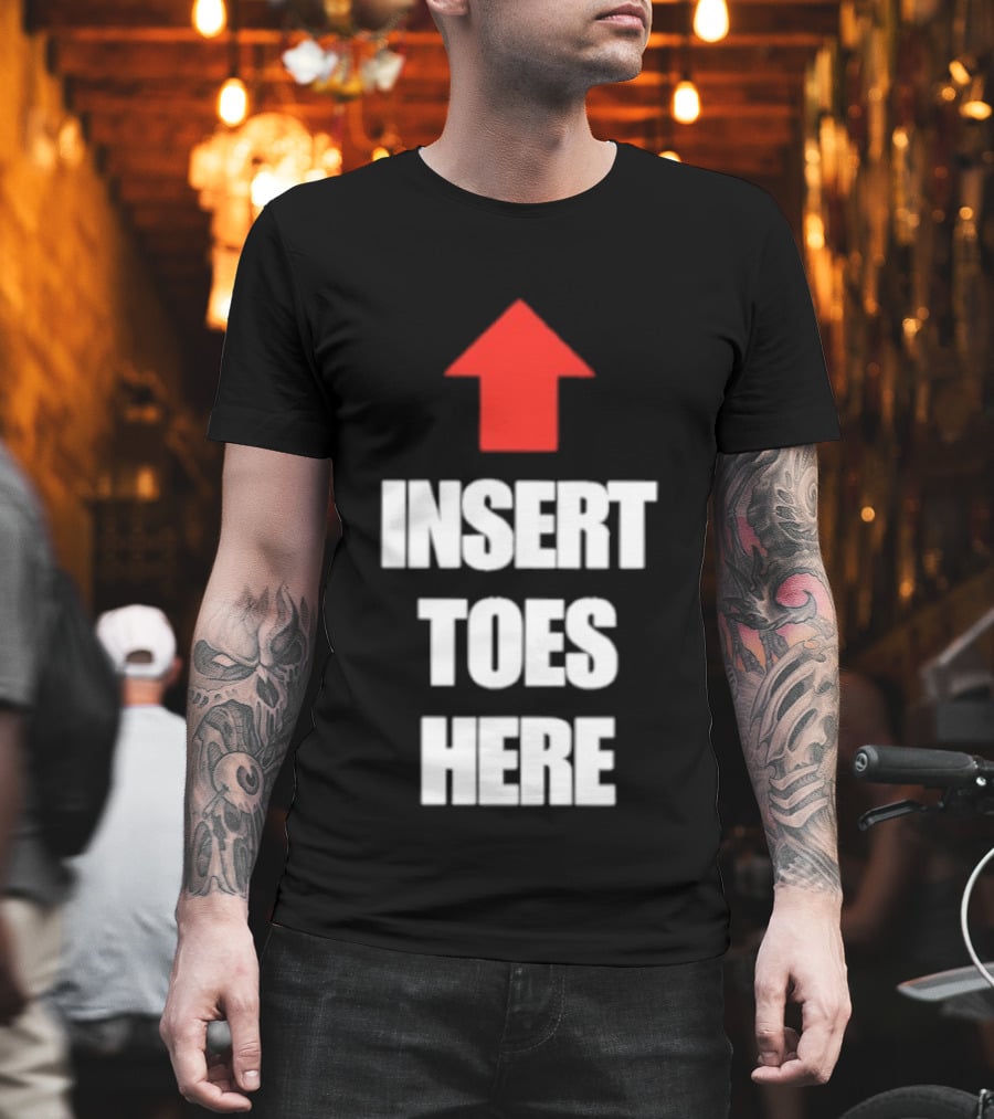 Insert Toes Here Red Arrow Top T-Shirt