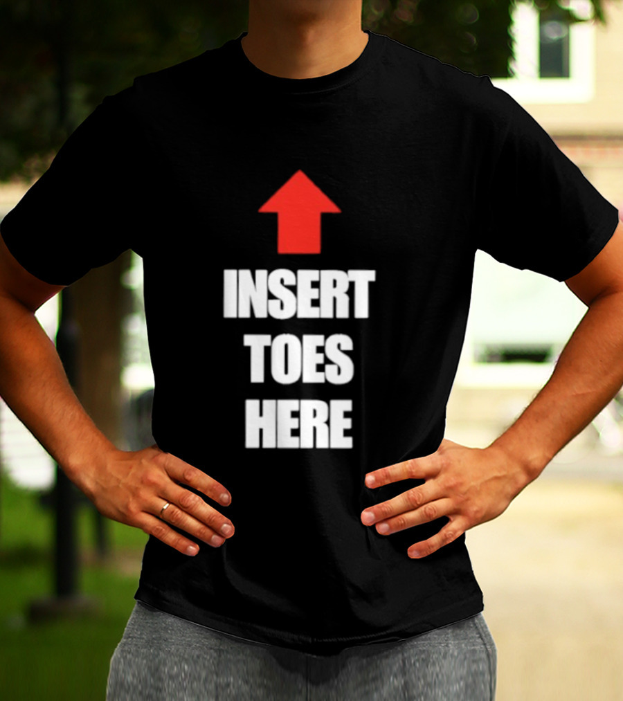Insert Toes Here Red Arrow Top T-Shirt