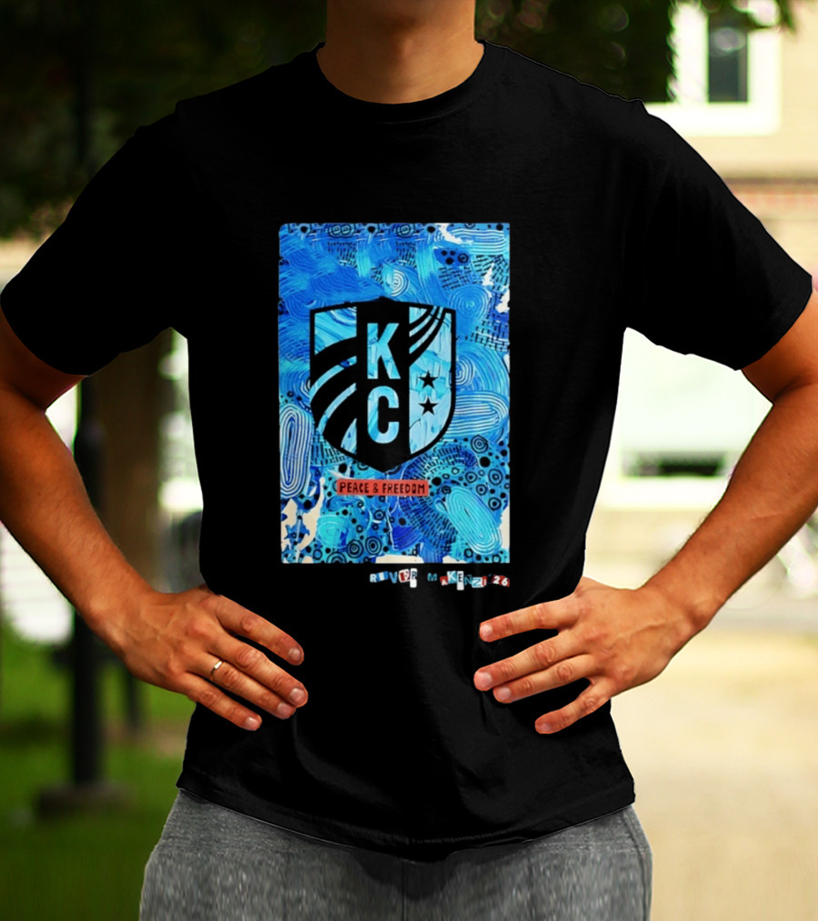 Kansas City Current KC Peace And Freedom River Makenzi 2026 T-Shirt