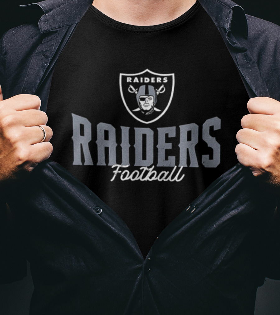 Las Vegas Raiders Football 1968 AFC West Raiders Football T-Shirt