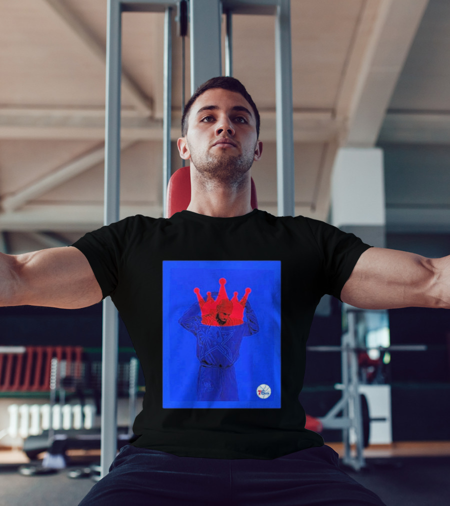 LeBron James NBA All Star Crown Philadelphia 76ers T-Shirt