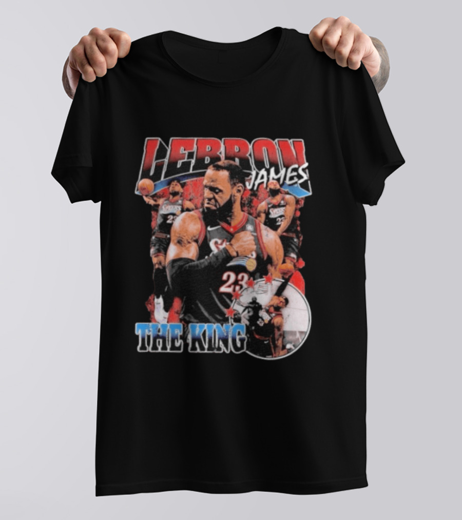 LeBron James The King Sixers 23 Basketball Champion T-Shirt
