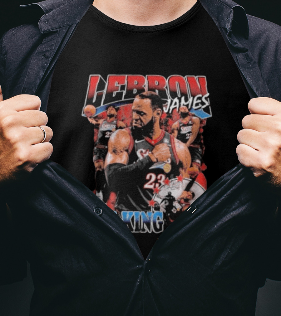 LeBron James The King Sixers 23 Basketball Champion T-Shirt
