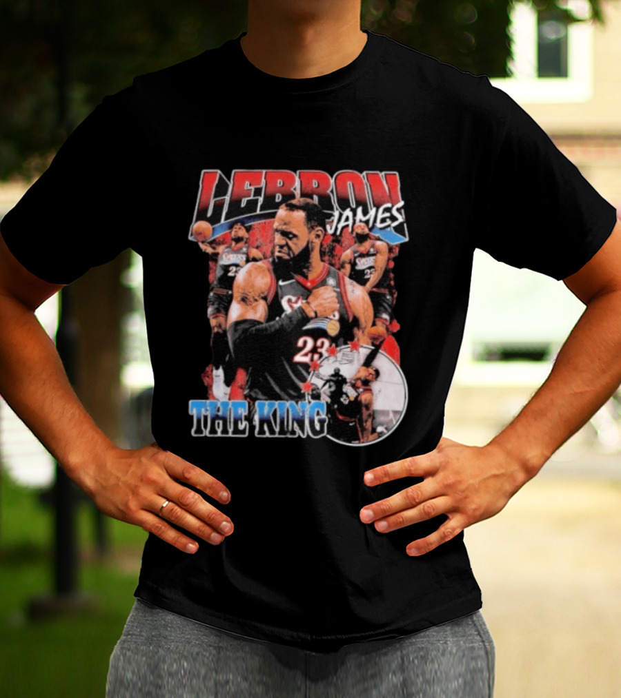 LeBron James The King Sixers 23 Basketball Champion T-Shirt