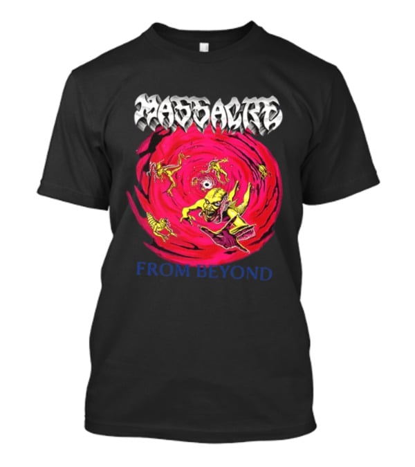 Massacre From Beyond 1991 Two Sided Horror Imagery Team T-Shirt