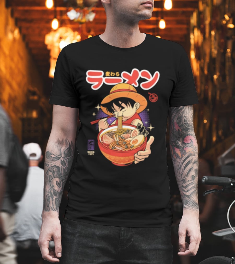 Luffy Ramen Iwara One Piece Since 1997 T-Shirt