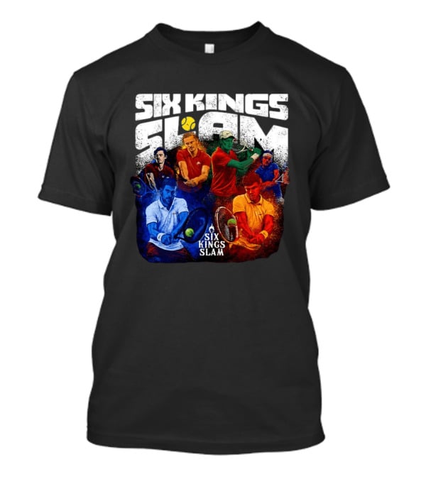 Six Kings Slam Tennis 2026 Iconic Players Edition T-Shirt