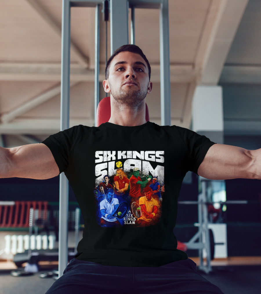 Six Kings Slam Tennis 2026 Iconic Players Edition T-Shirt
