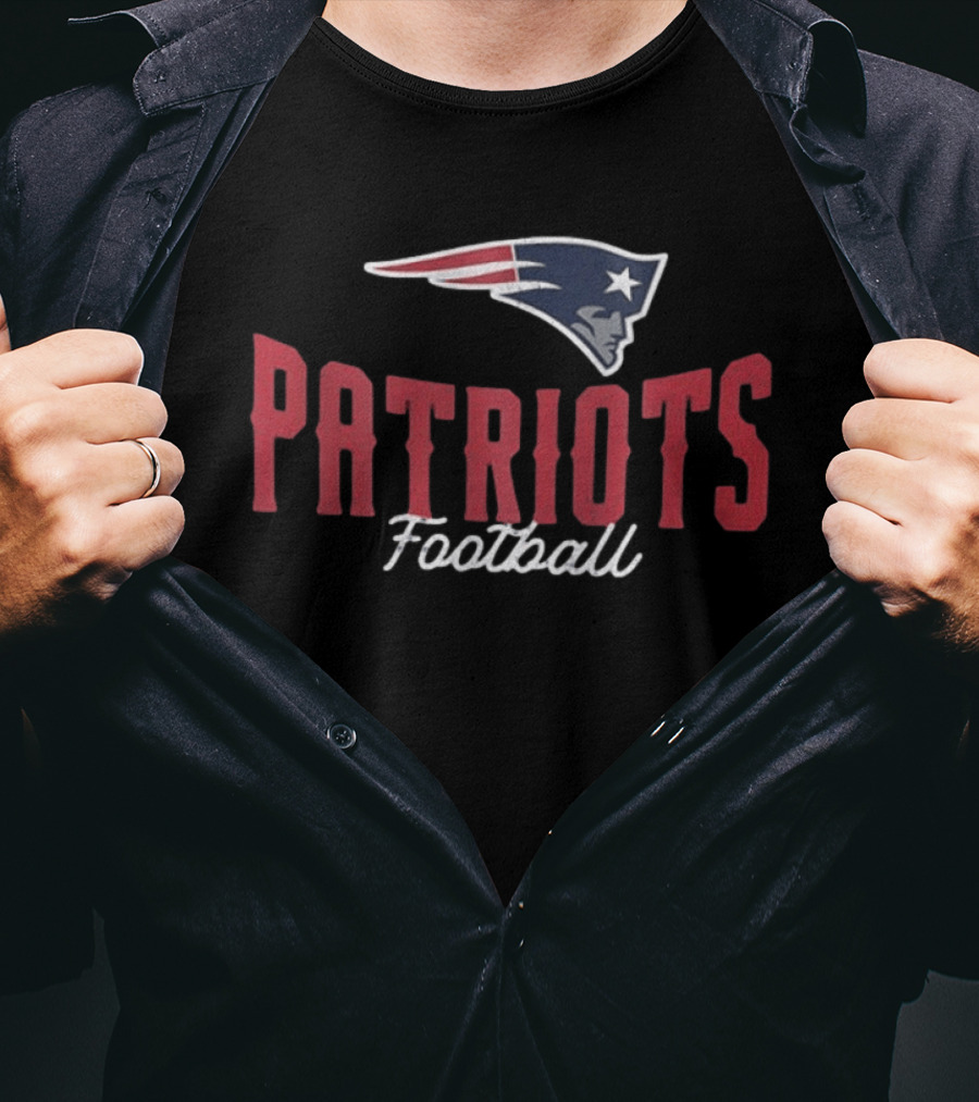 Patriots Football New England 1960 AFC East Two Sided T-Shirt