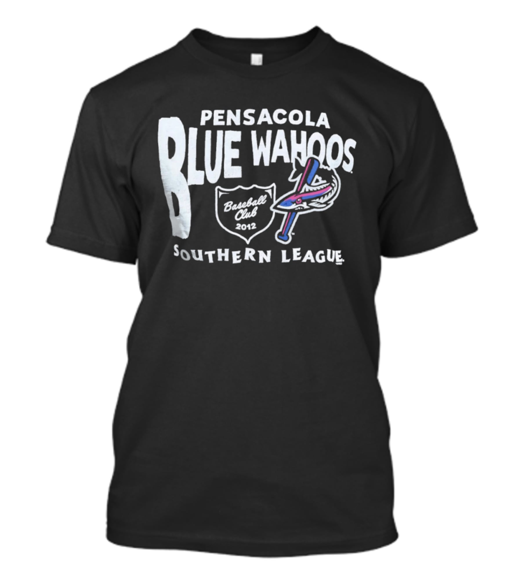 Pensacola Blue Wahoos Baseball Club 2012 Southern League T-Shirt