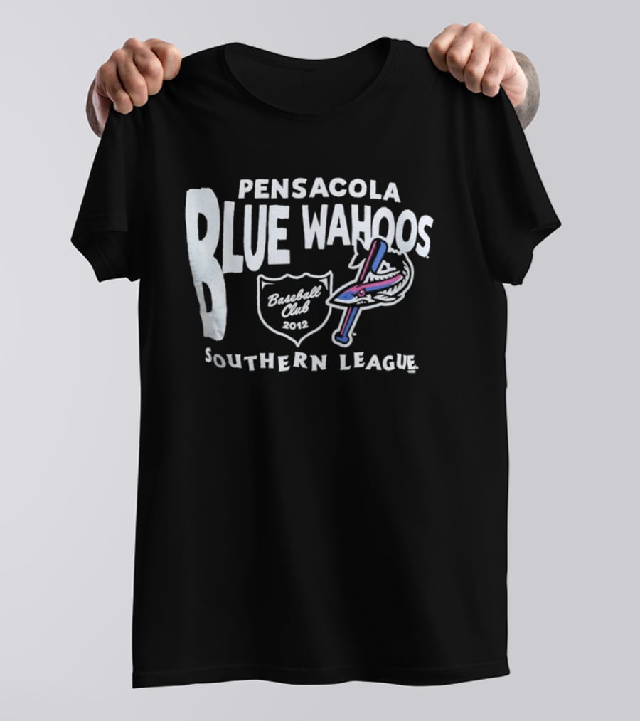 Pensacola Blue Wahoos Baseball Club 2012 Southern League T-Shirt