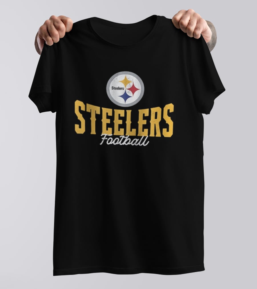 Pittsburgh Steelers Football 1933 AFC North Symbol Steelers Football T-Shirt