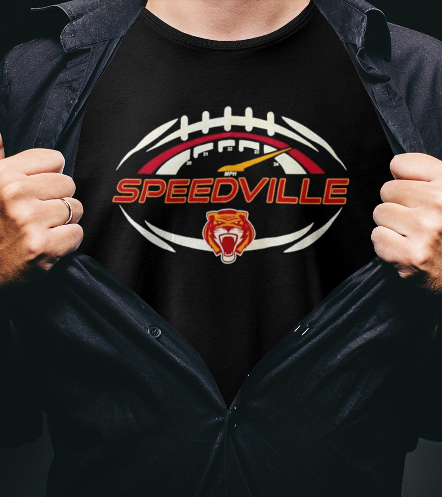 Speedville Stewartville Tigers Football High Energy Tigers T-Shirt