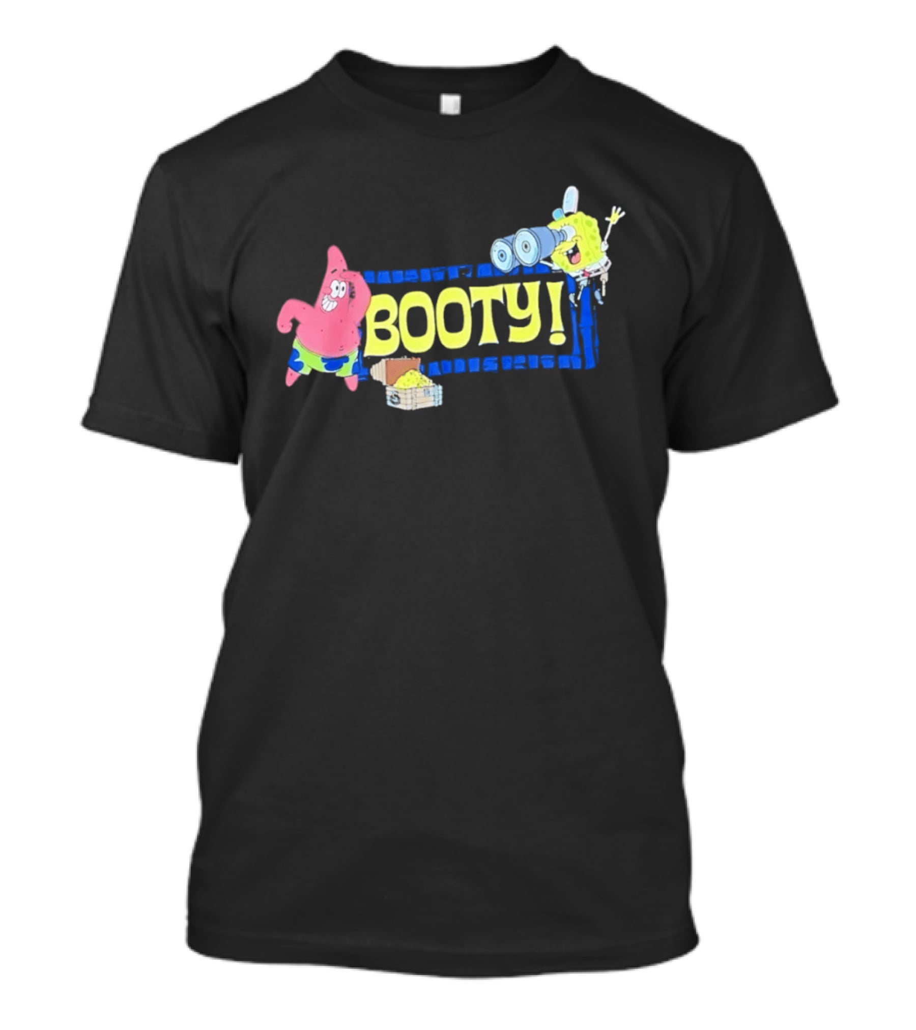 Sponge And Patrick Star Booty Treasure Hunt Adventure T-Shirt