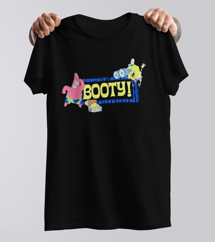 Sponge And Patrick Star Booty Treasure Hunt Adventure T-Shirt