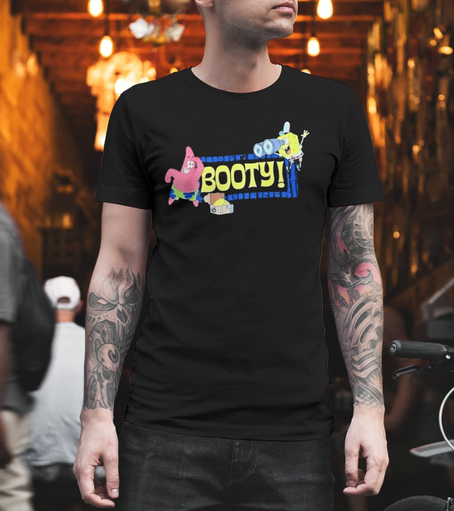 Sponge And Patrick Star Booty Treasure Hunt Adventure T-Shirt