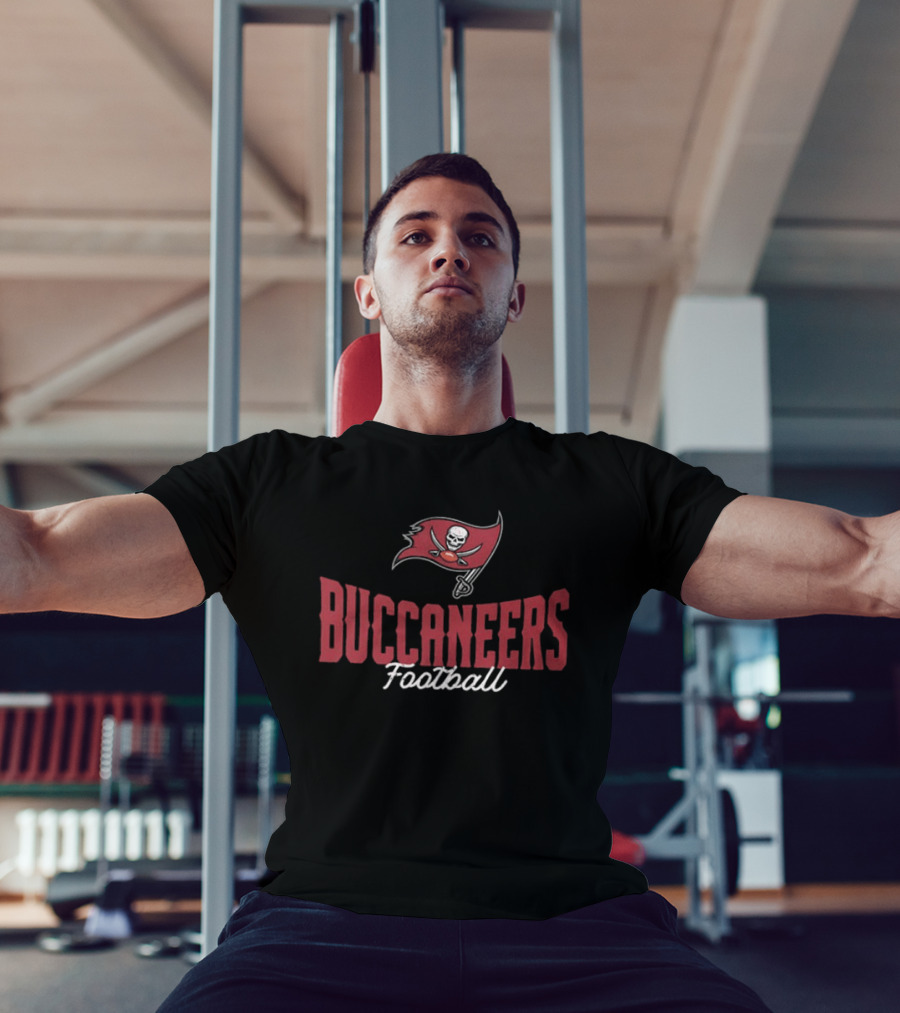 Tampa Bay Buccaneers Football 1976 NFC South Vintage Style Buccaneers Flag T-Shirt