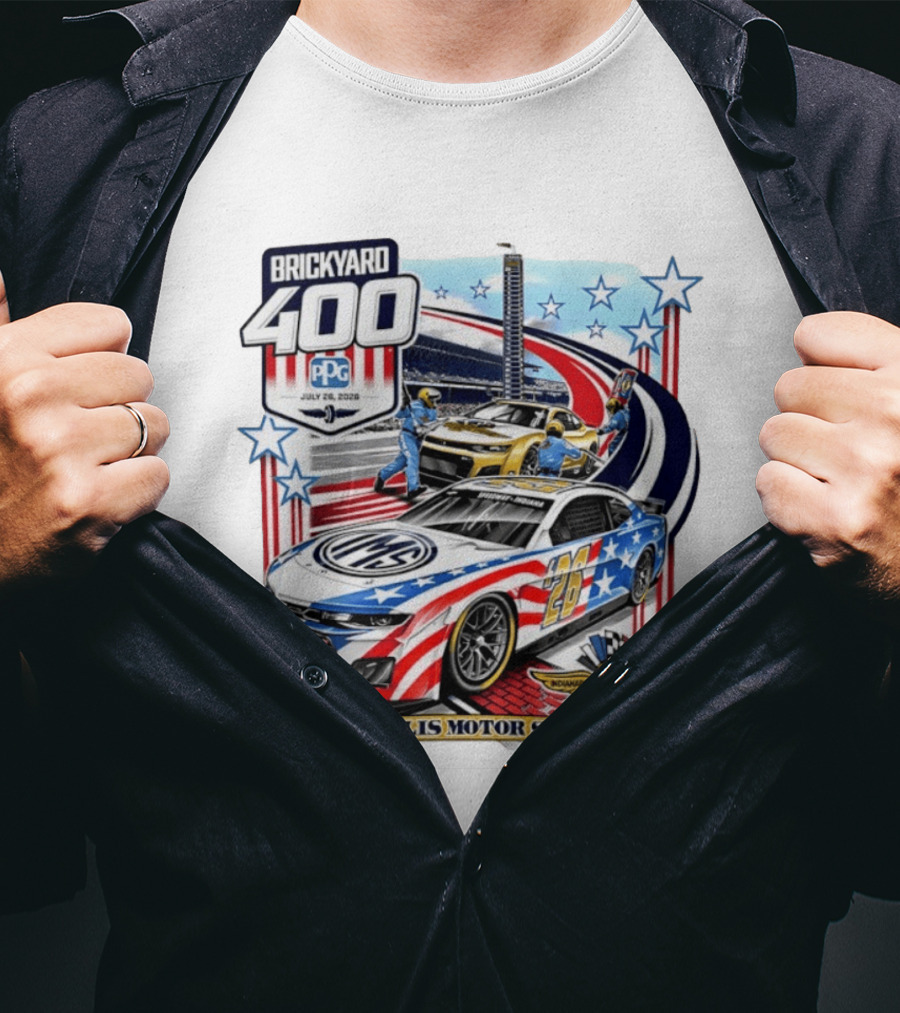 Brickyard 400 July 26 2026 PPG Indianapolis Motor Speedway Racing Event T-Shirt