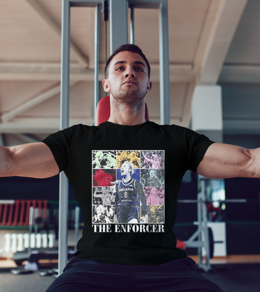 The Enforcer Indiana Fever 8 Indiana Fever Salesforce Sophie Cunningham T-Shirt
