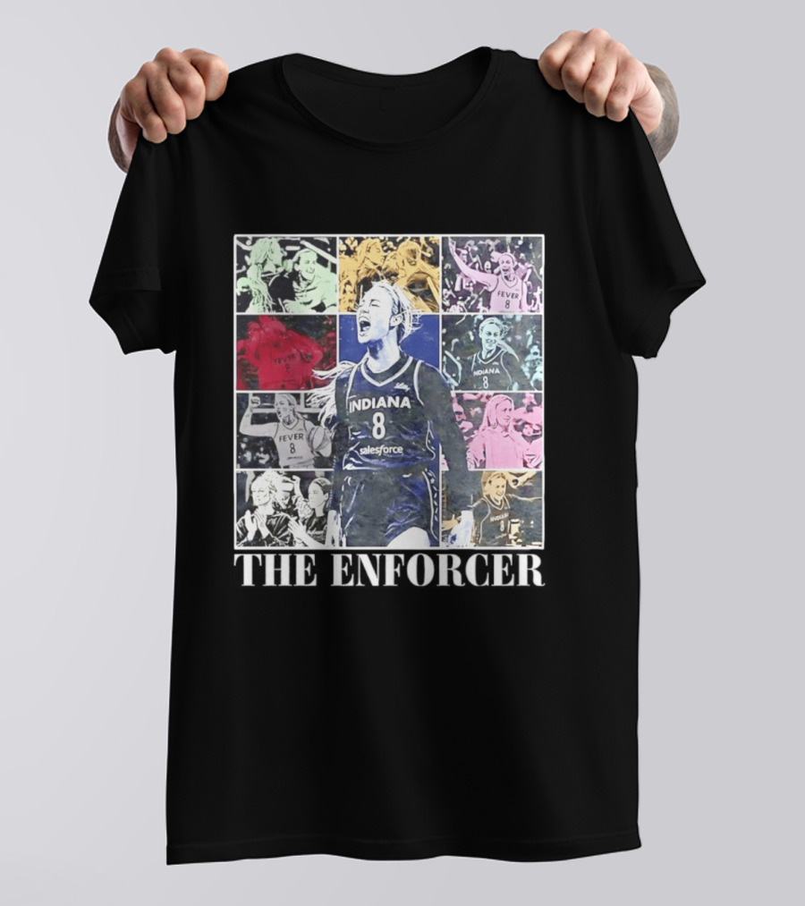 The Enforcer Indiana Fever 8 Indiana Fever Salesforce Sophie Cunningham T-Shirt