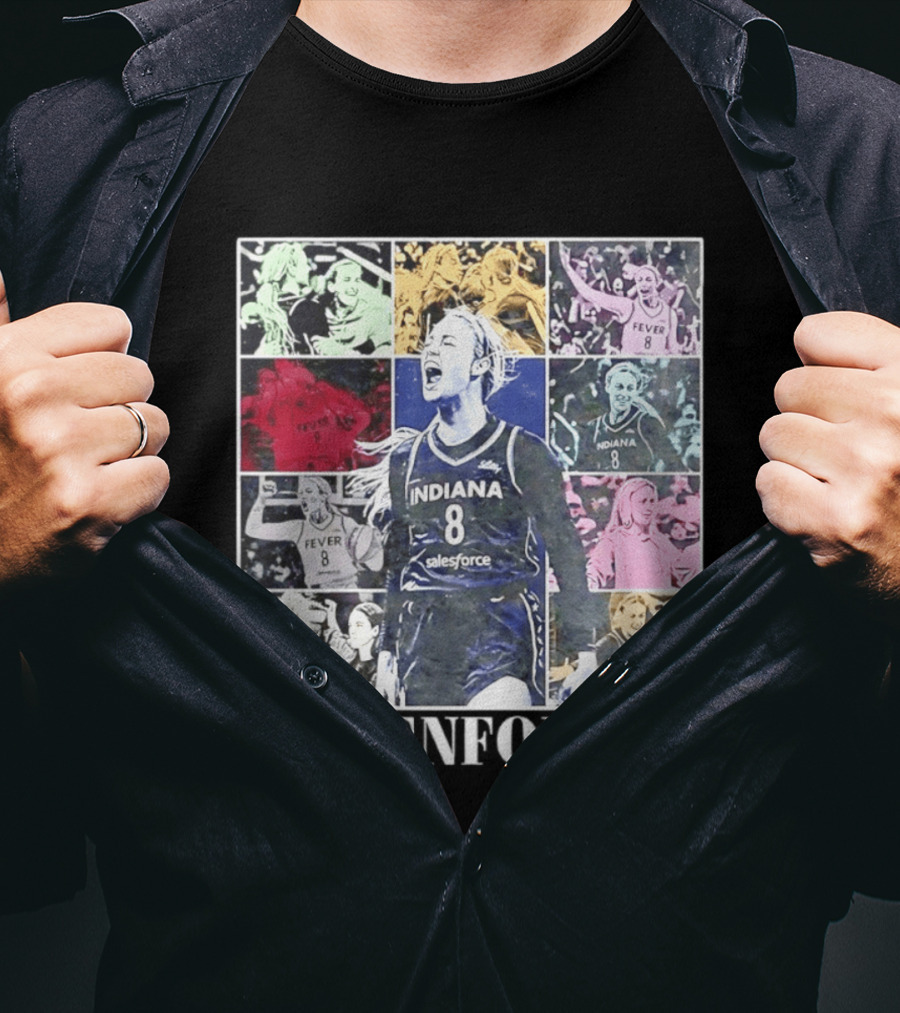 The Enforcer Indiana Fever 8 Indiana Fever Salesforce Sophie Cunningham T-Shirt