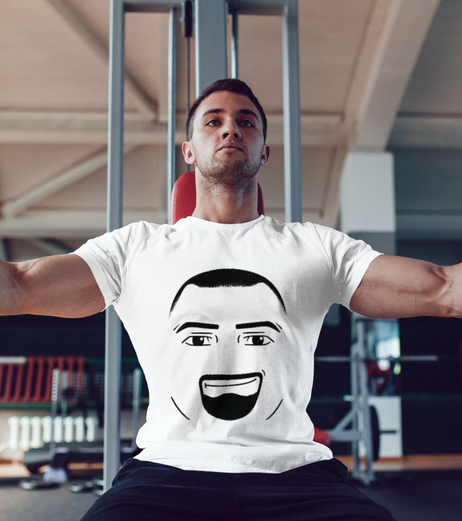 Aldoswag Roblaldo Smiling Face Drawing T-Shirt