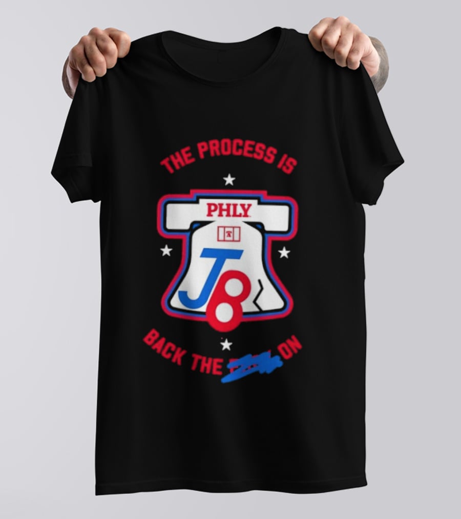 PHLY The Process Is Back Jalen Brunson Philadelphia 76ers T-Shirt