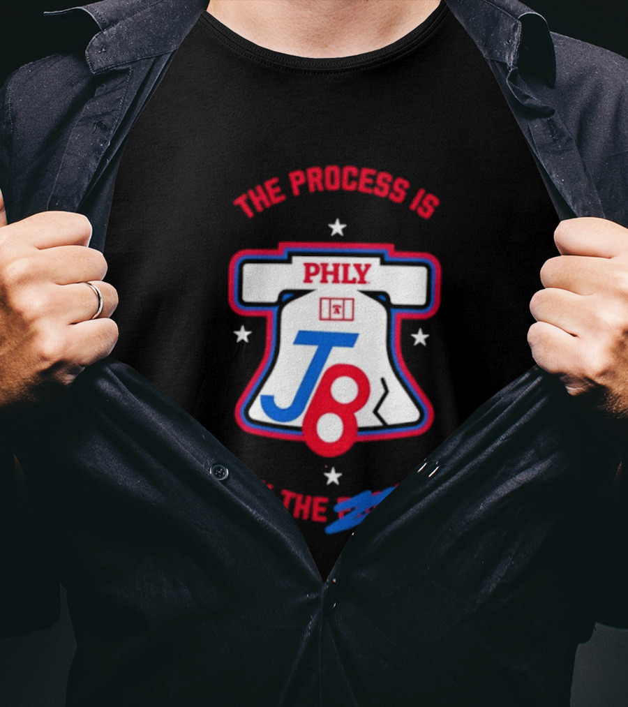 PHLY The Process Is Back Jalen Brunson Philadelphia 76ers T-Shirt