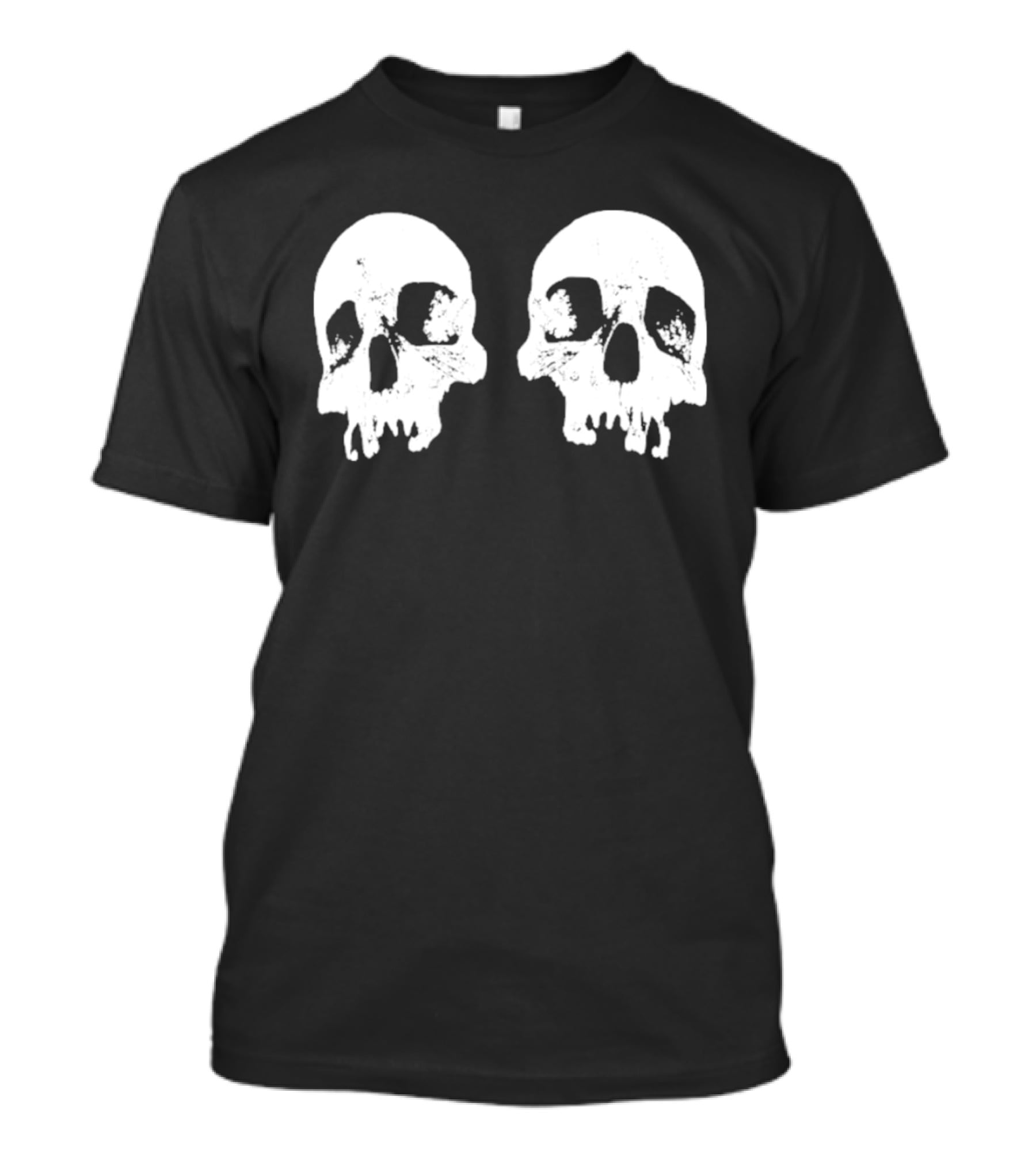 The Royals Alexandra Park Skull White Dual Skulls T-Shirt