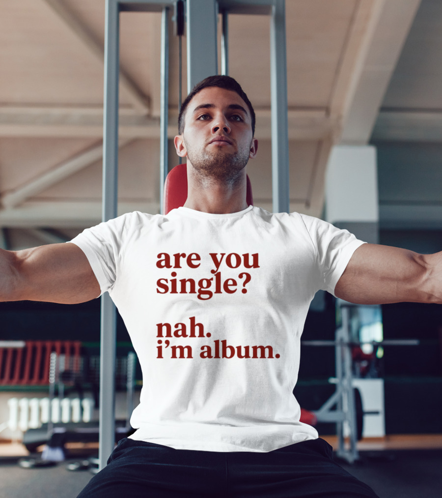 Are You Single Nah I'm Album Music Lover Lyrics Humor T-Shirt