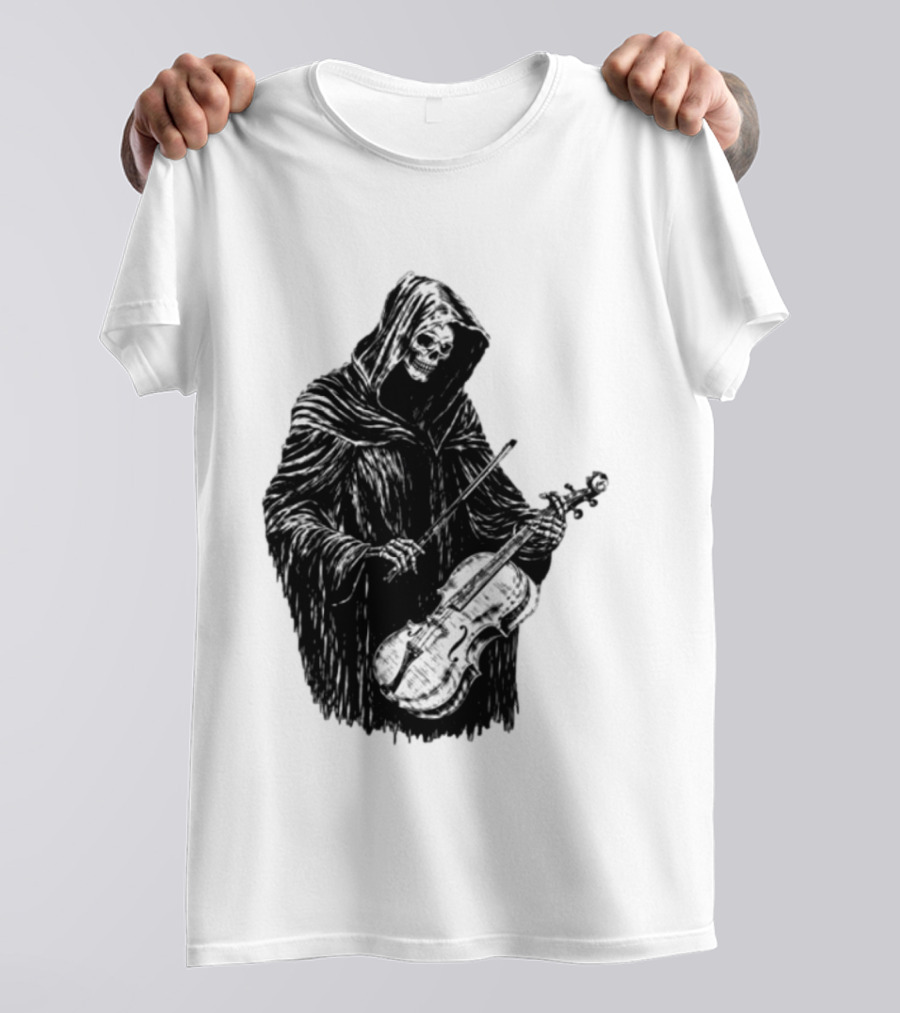 Avenged Sevenfold A7X North American Tour 2026 At Peace Tour Dates Grim Reaper Playing Violin T-Shirt