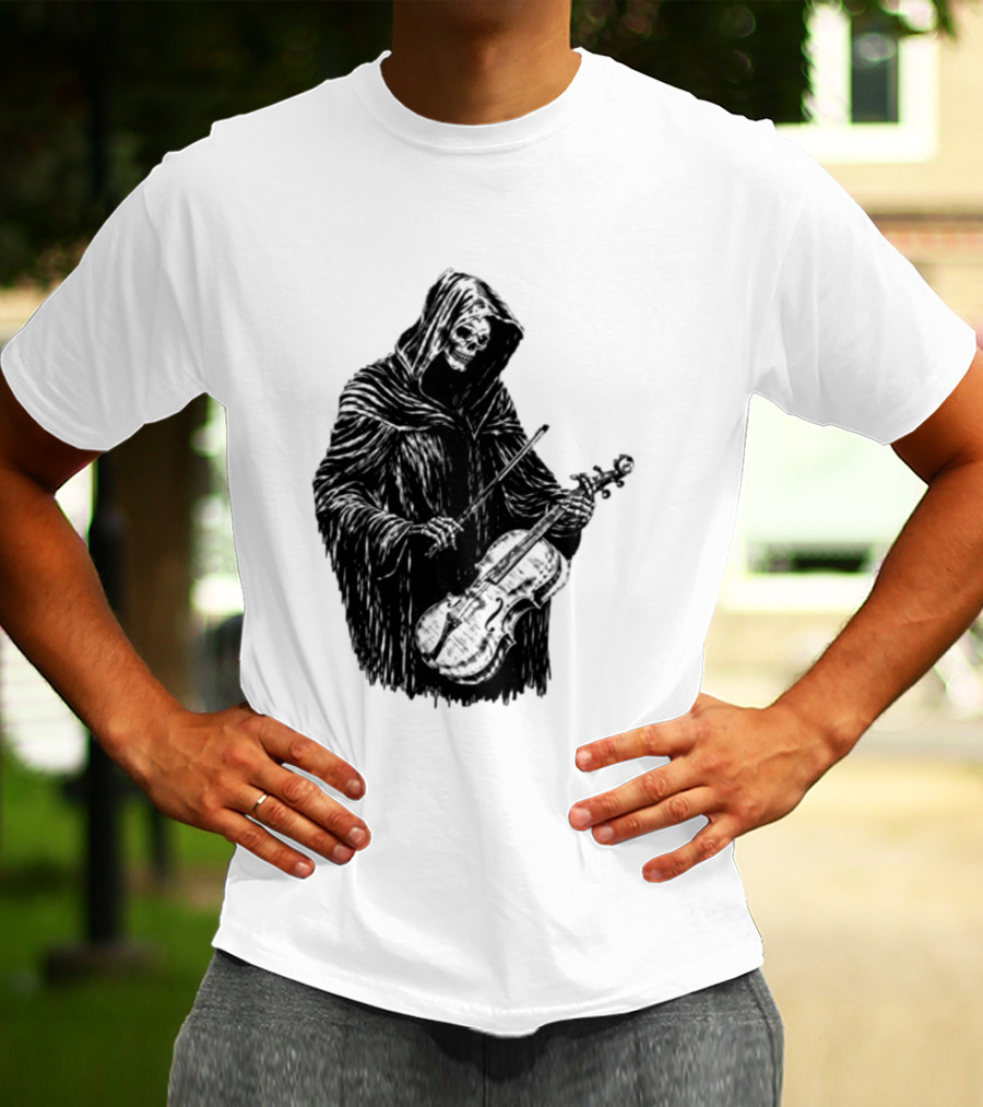 Avenged Sevenfold A7X North American Tour 2026 At Peace Tour Dates Grim Reaper Playing Violin T-Shirt