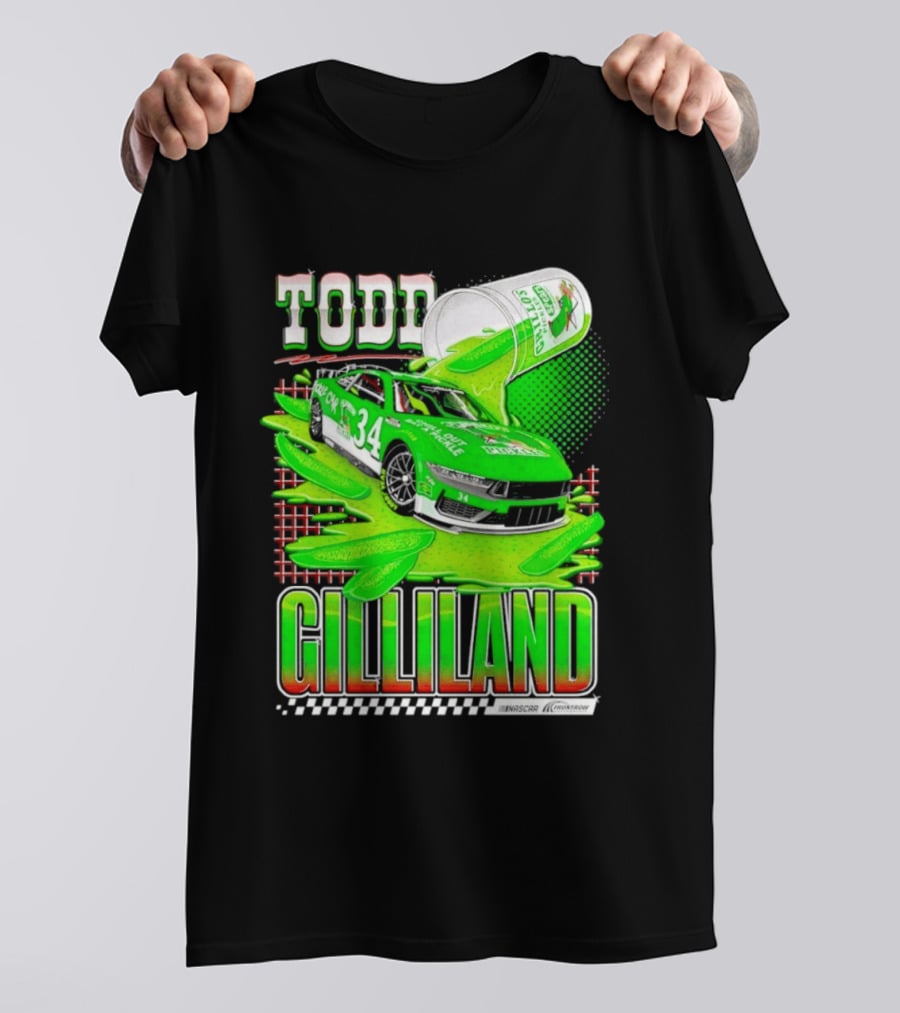 Todd Gilliland NASCAR 34 Pickle Juice Racing Car Victory 2026 T-Shirt