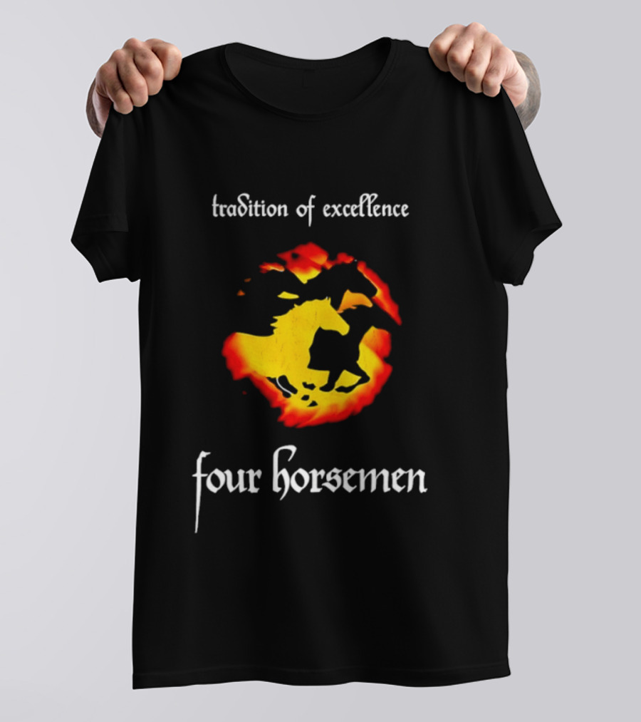 Tradition Of Excellence Four Horsemen Fiery Horse T-Shirt