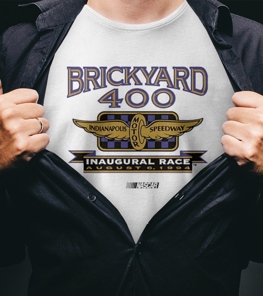Brickyard 400 Indianapolis Motor Speedway Inaugural Race August 6 1994 NASCAR T-Shirt