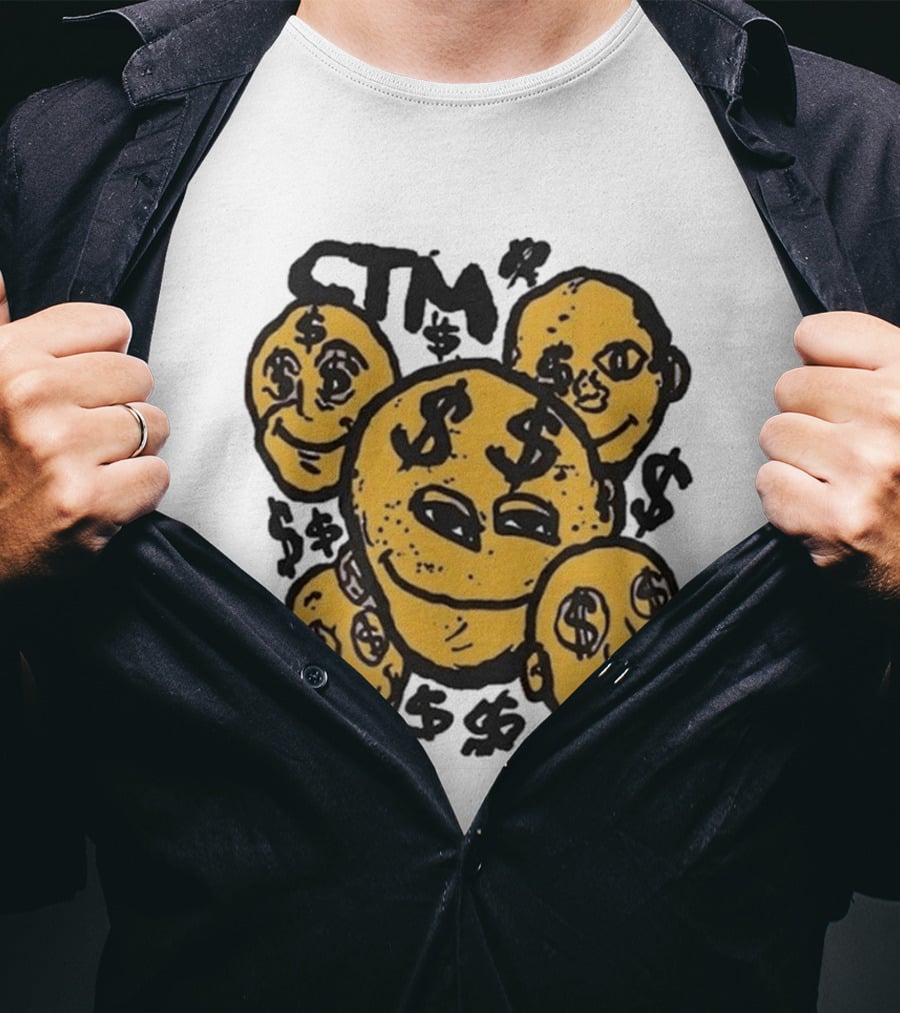 CTM Money Faces Dollar Sign Expressions T-Shirt
