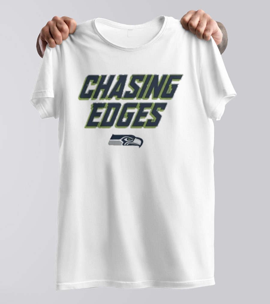 Chasing Edges Seattle Football Team Hawk T-Shirt