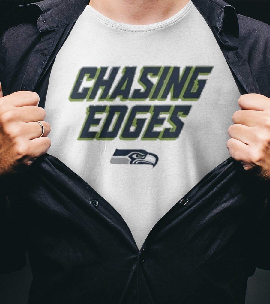 Chasing Edges Seattle Football Team Hawk T-Shirt