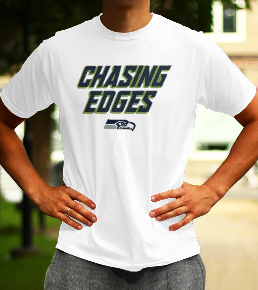 Chasing Edges Seattle Football Team Hawk T-Shirt